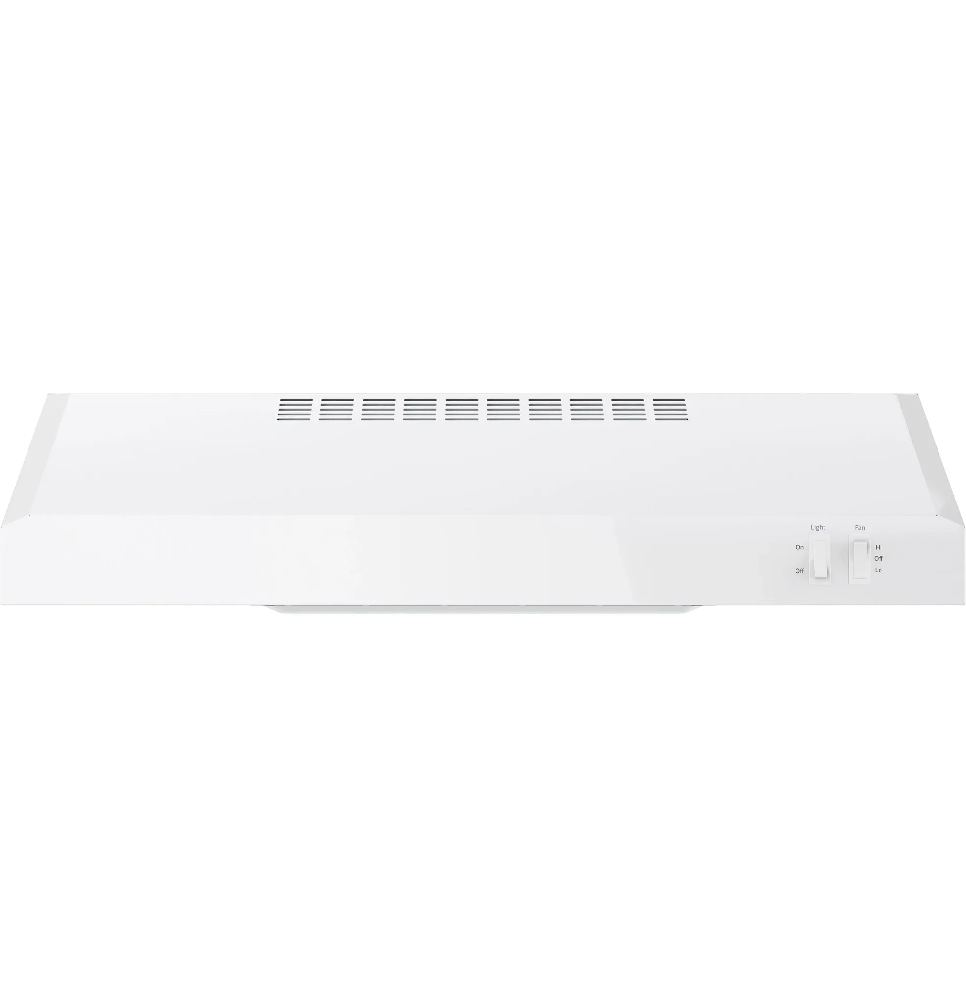 Ge 3240 Series White 24" Wall Mount Canopy Hood