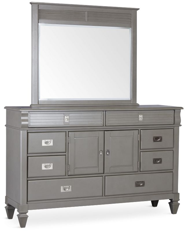 Marina Gray Dresser & Mirror (0)