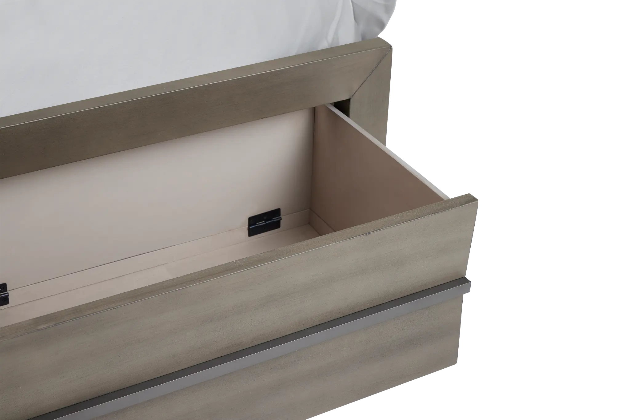 Zurich Gray Panel Storage Bed Zurich Gray Panel Storage Bed