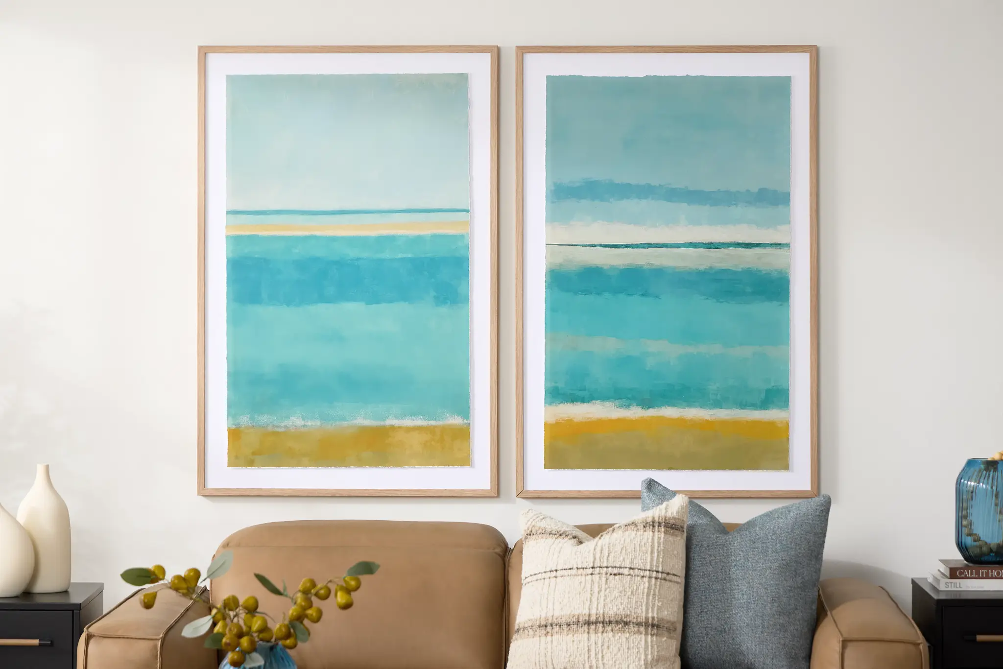 Thali Teal Framed Wall Art Thali Teal Framed Wall Art