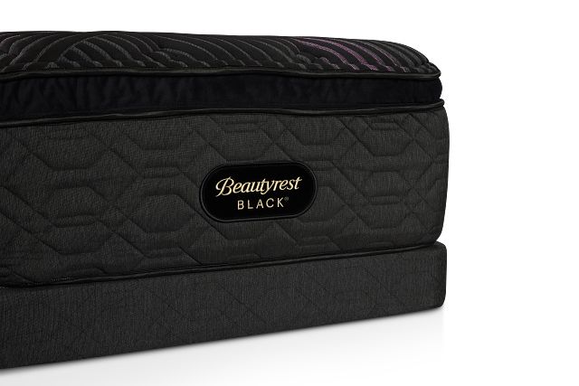 Beautyrest Black Series Two Plush Pillow Top Low-profile Mattress Set