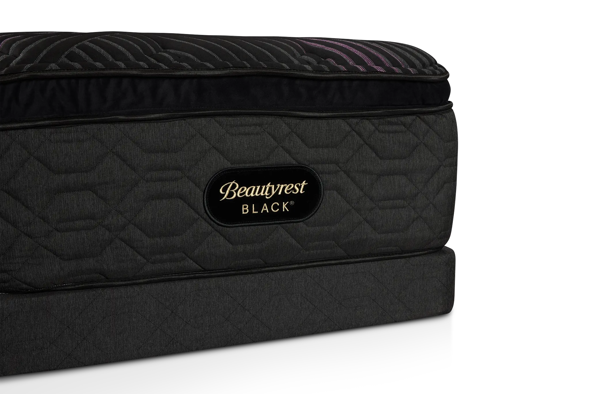 Beautyrest Black Series Two Plush Pillow Top Low-profile Mattress Set Beautyrest Black Series Two Plush Pillow Top Low-profile Mattress Set