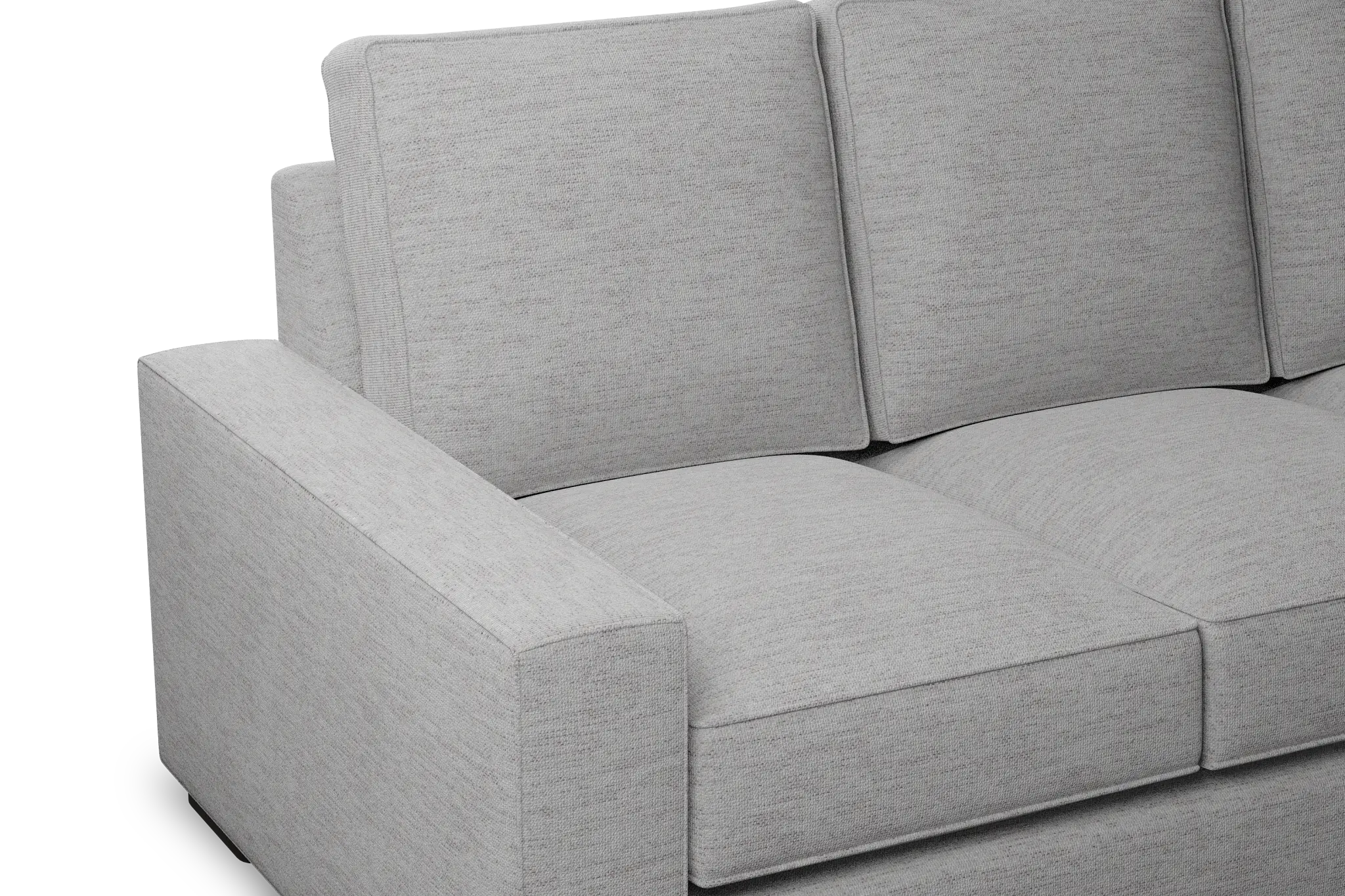 Edgewater Maguire Gray 84" Sofa W/ 3 Cushions Edgewater Maguire Gray 84" Sofa W/ 3 Cushions