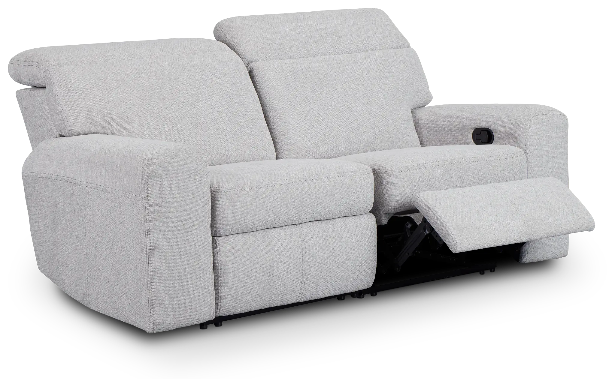 Callum Light Gray Fabric Reclining Sofa Callum Light Gray Fabric Reclining Sofa