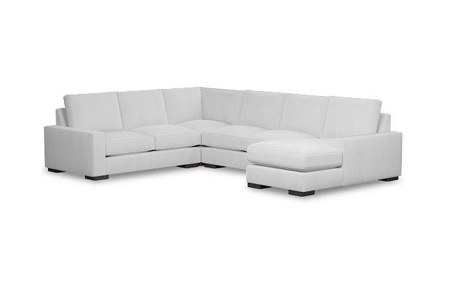 Edgewater Delray White Medium Right Chaise Sectional