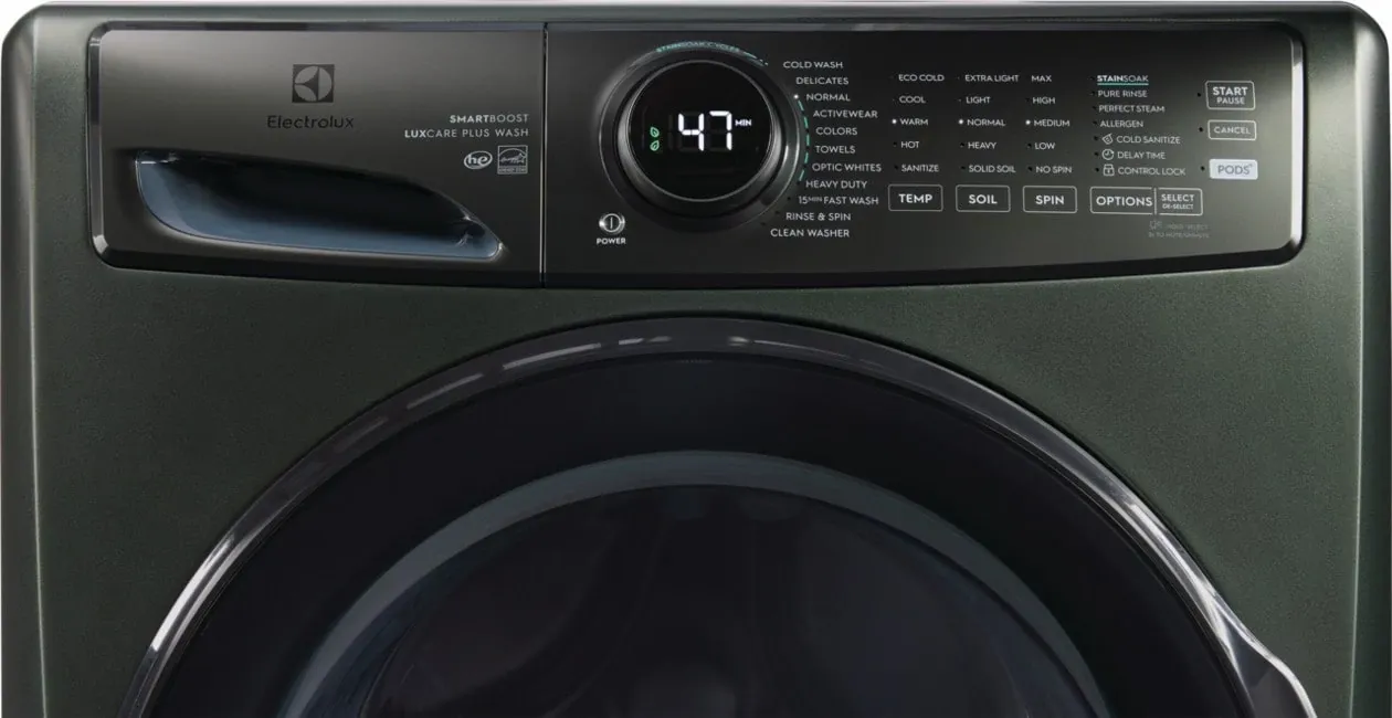Electrolux 7738 Series Green Front Load Washer