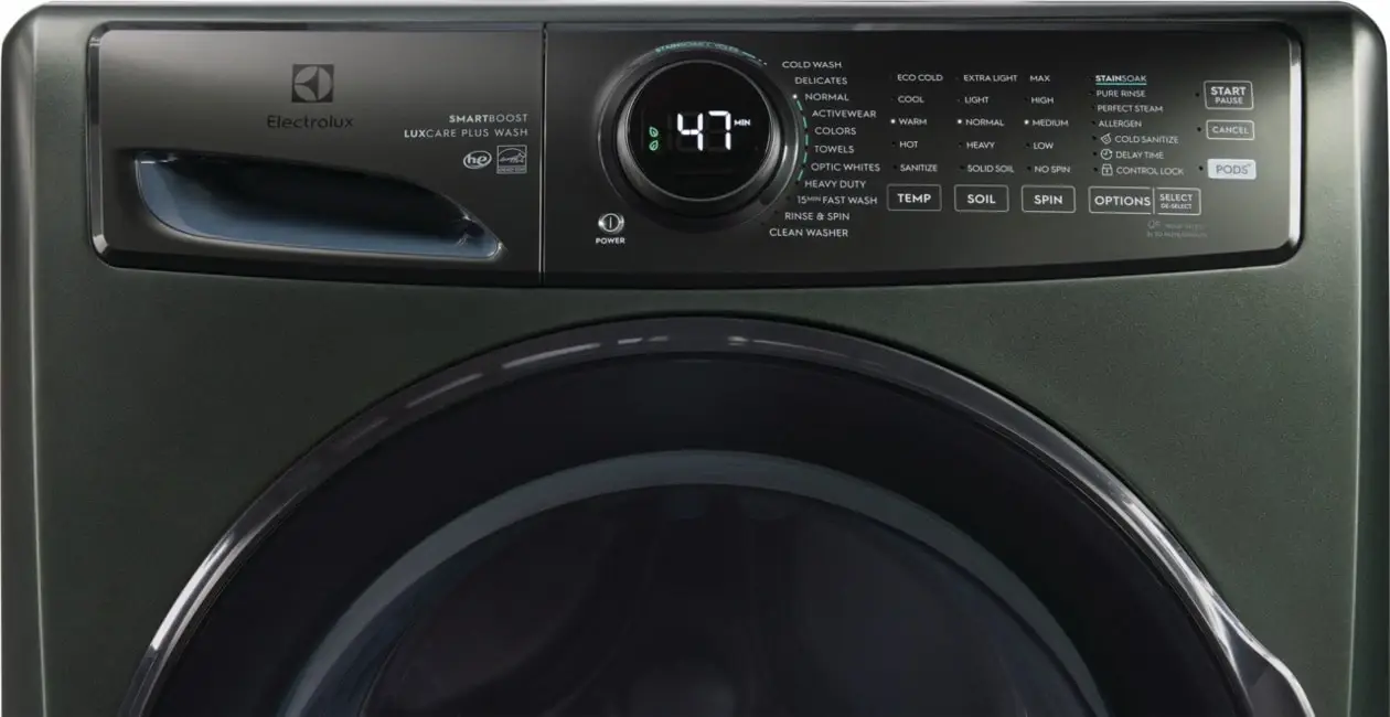 Electrolux 7738 Series Green Front Load Washer Electrolux 7738 Series Green Front Load Washer