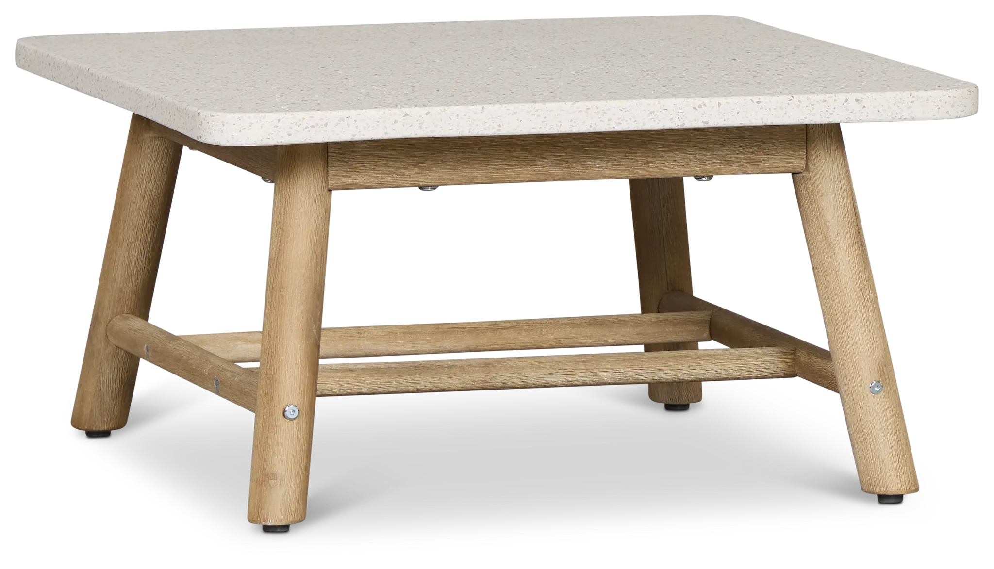 Azure Light Tone Square Coffee Table