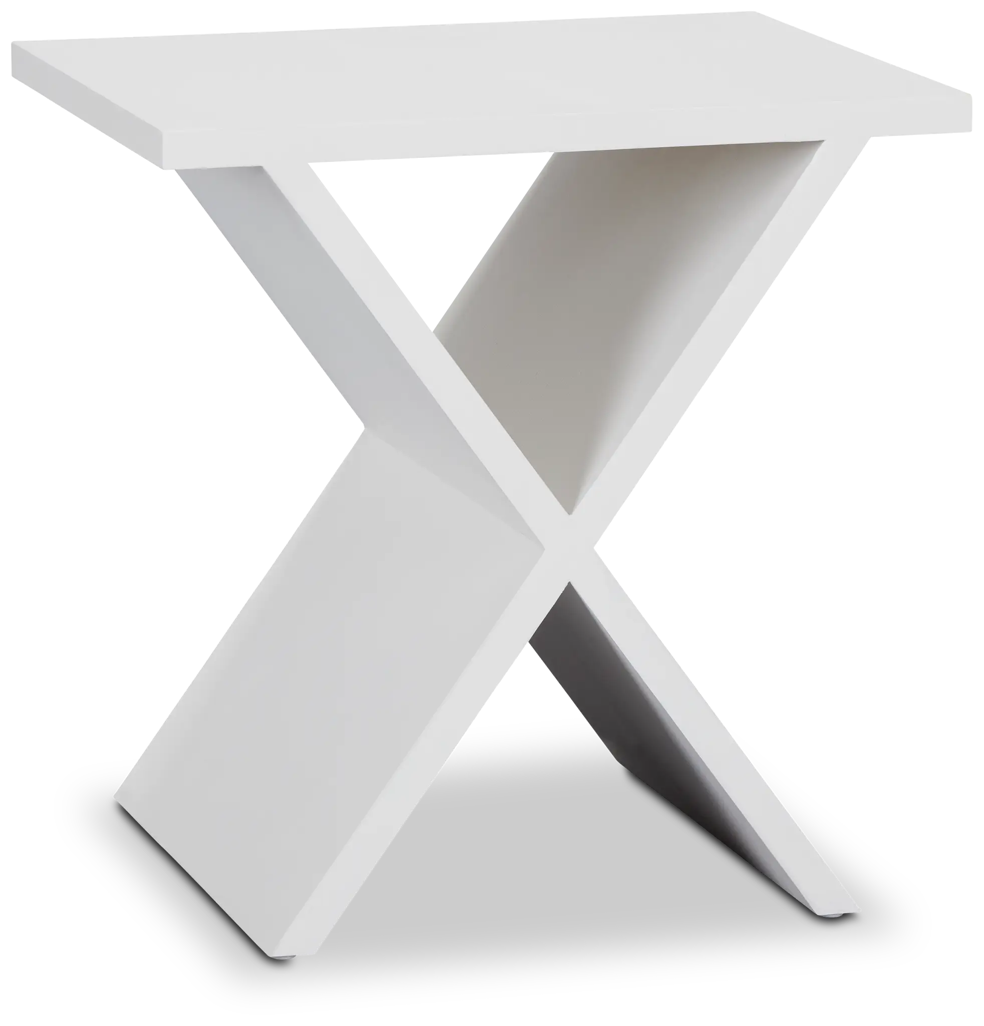 Ardsley White Wood Accent Table Ardsley White Wood Accent Table