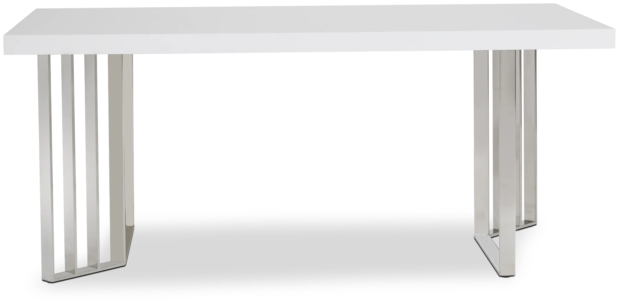 Axel White Rectangular Table