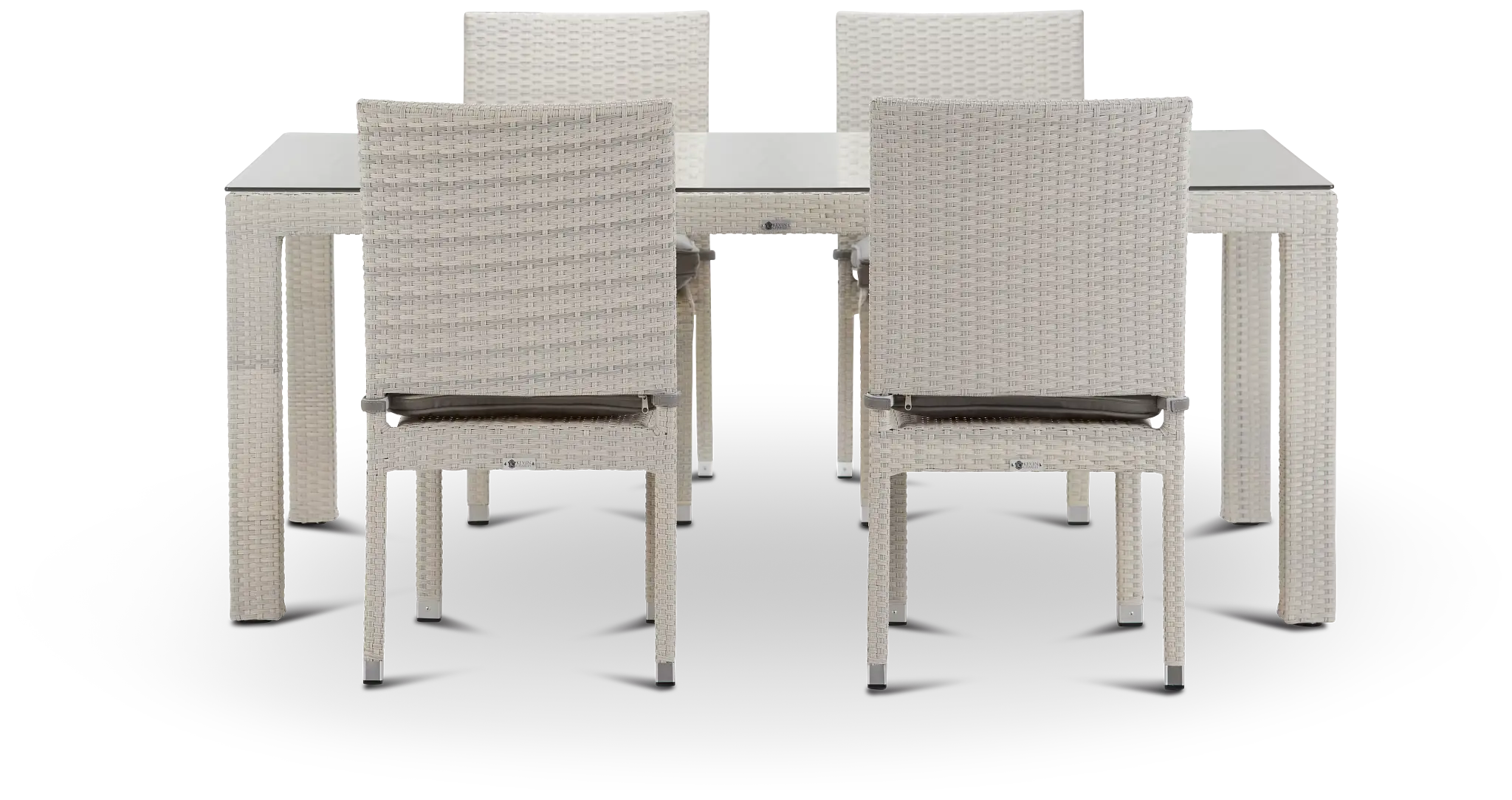 Bahia Gray 72" Rectangular Table & 4 Chairs Bahia Gray 72" Rectangular Table & 4 Chairs