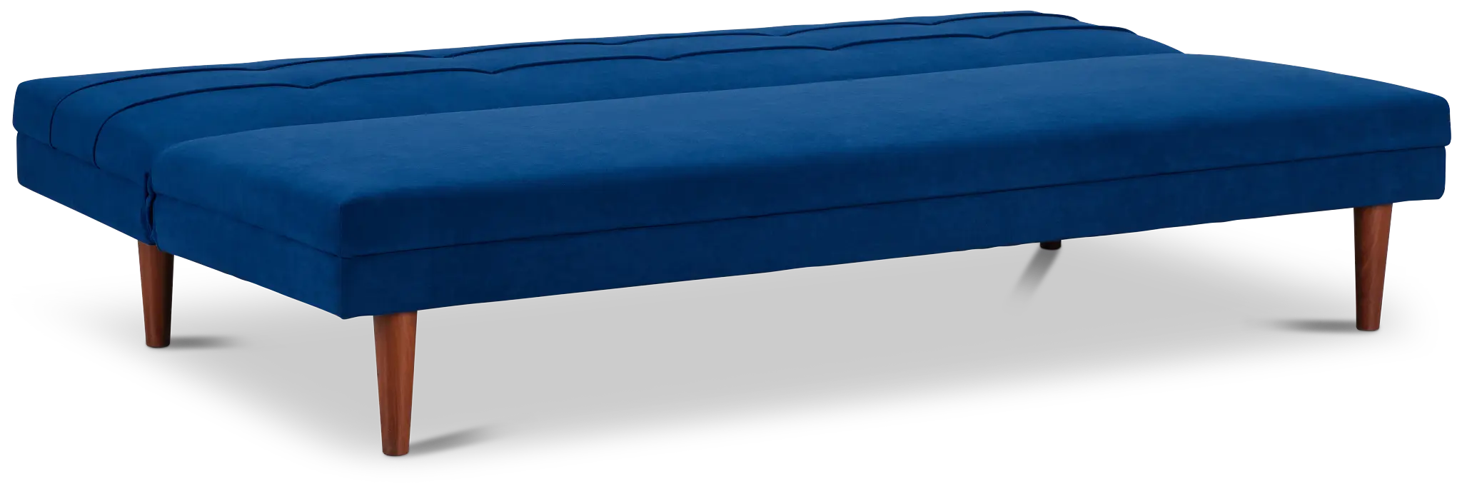 Ellie Dark Blue Velvet Sofa Futon Ellie Dark Blue Velvet Sofa Futon
