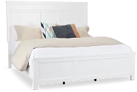 Seabrook White Panel Bed
