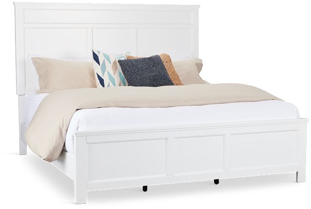 Seabrook White Panel Bed