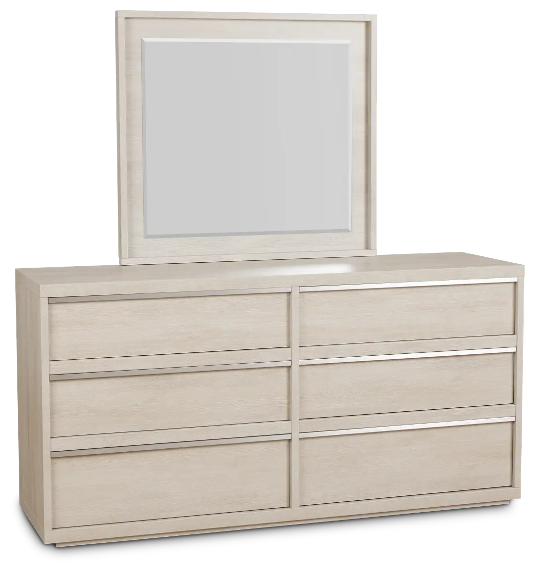 Capraia Light Tone Dresser & Mirror Capraia Light Tone Dresser & Mirror