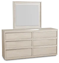 Capraia Light Tone Dresser & Mirror
