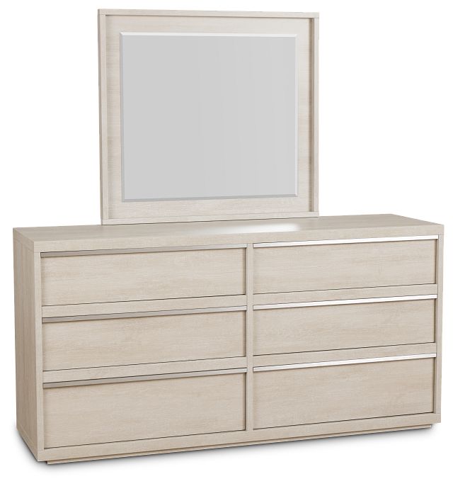 Capraia Light Tone Dresser & Mirror