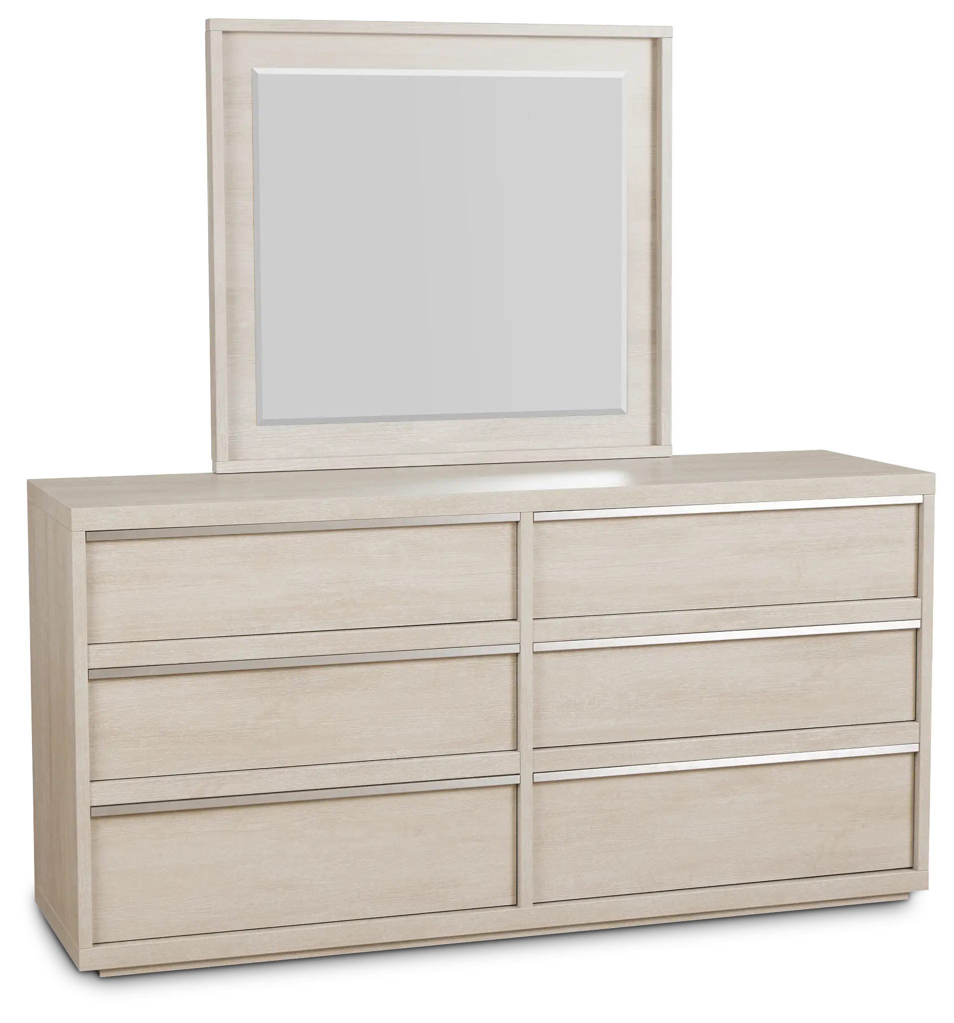 Capraia Light Tone Dresser & Mirror Capraia Light Tone Dresser & Mirror