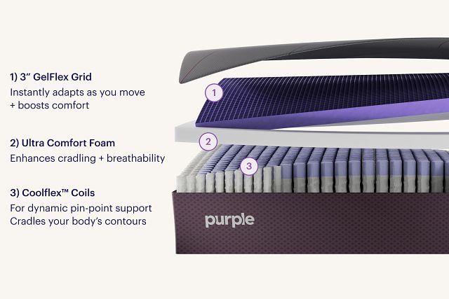 Purple Restore Premier Soft 13" Hybrid Mattress