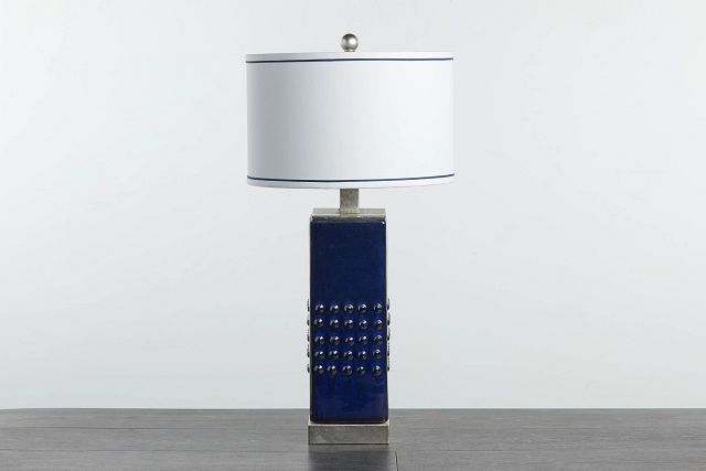 Andrews Dark Blue Table Lamp (2)