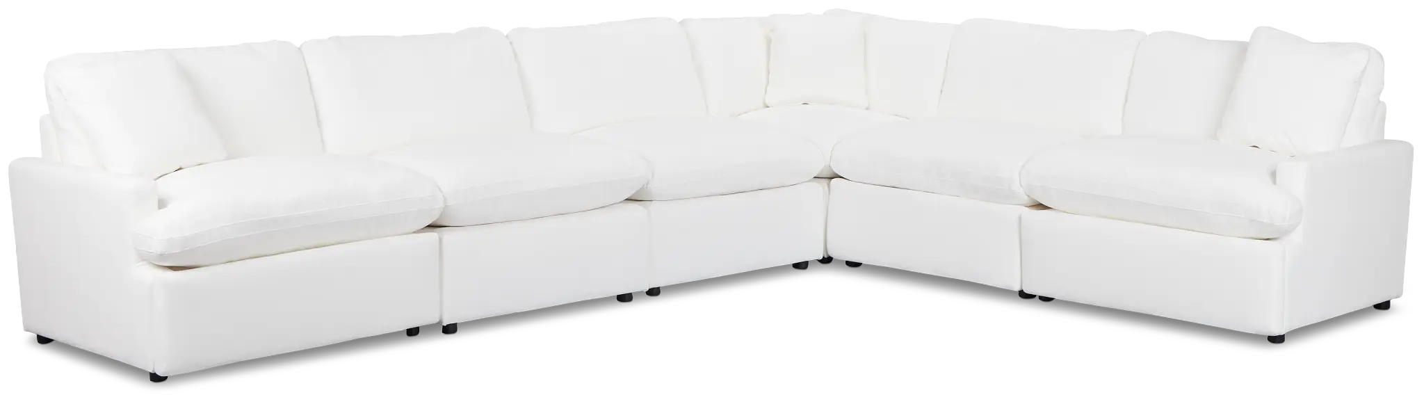 Skye White Fabric Medium Dual Power 2-arm Reclining Sectional Skye White Fabric Medium Dual Power 2-arm Reclining Sectional