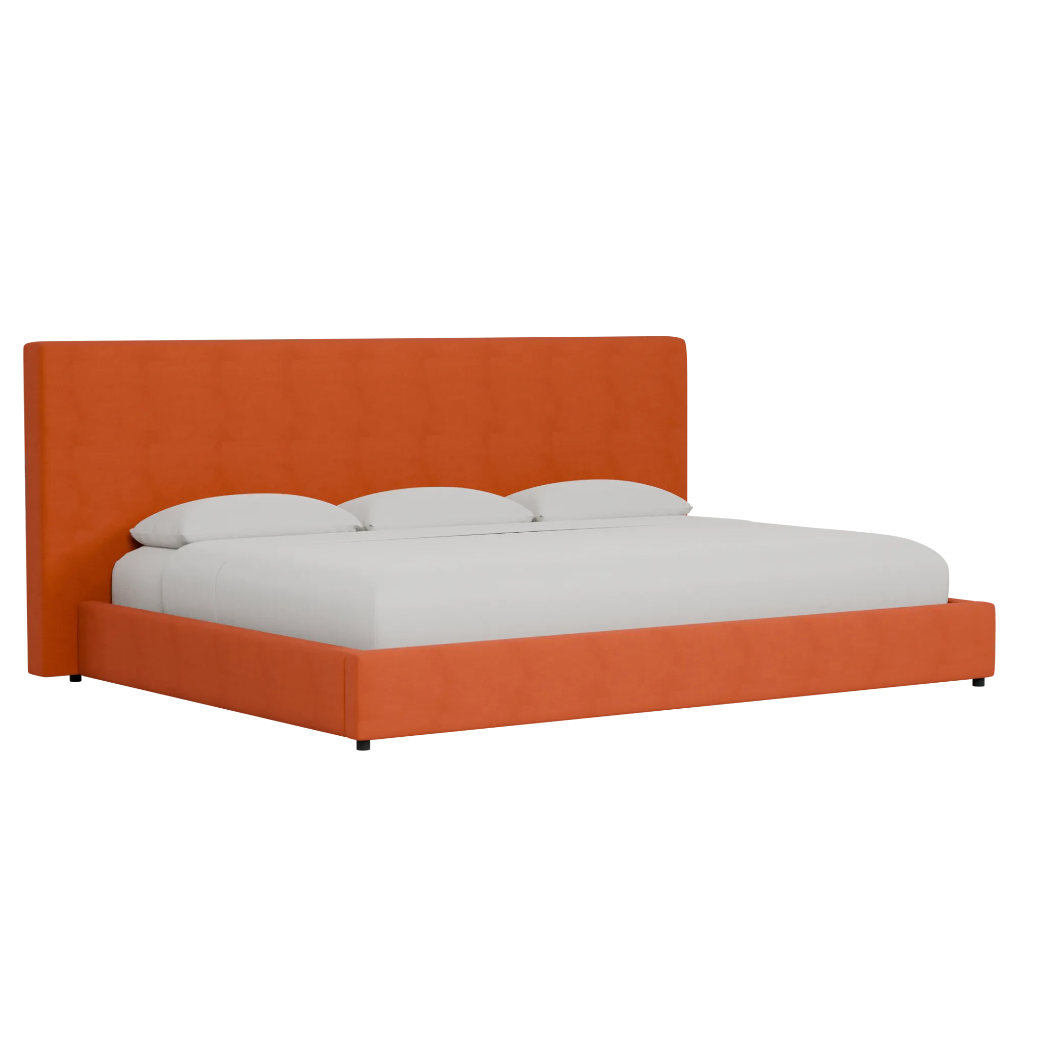 Grayton Joya Orange 54" Upholstered Platform Bed