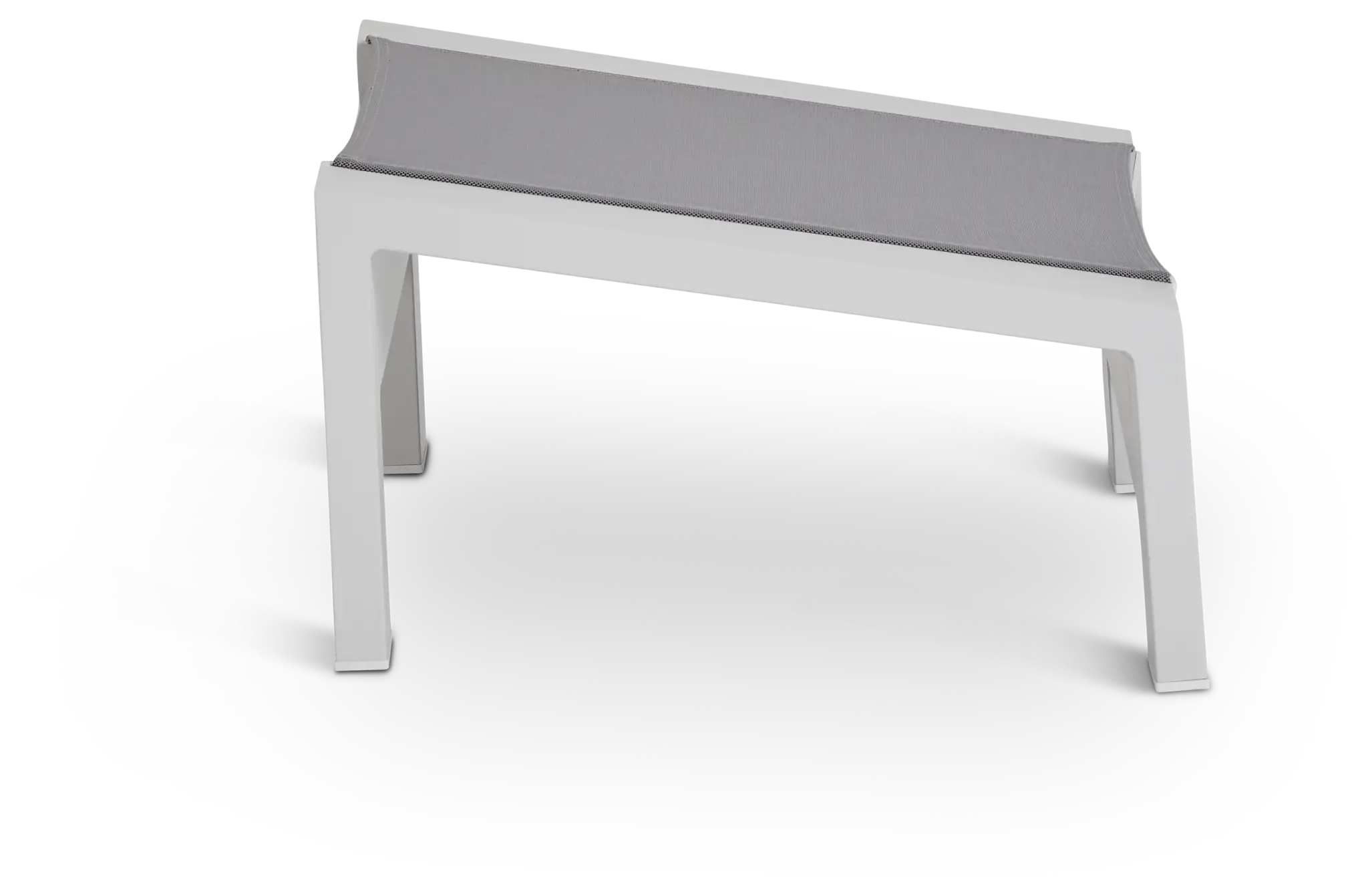 Linear White Ledge Pool Ottoman Linear White Ledge Pool Ottoman