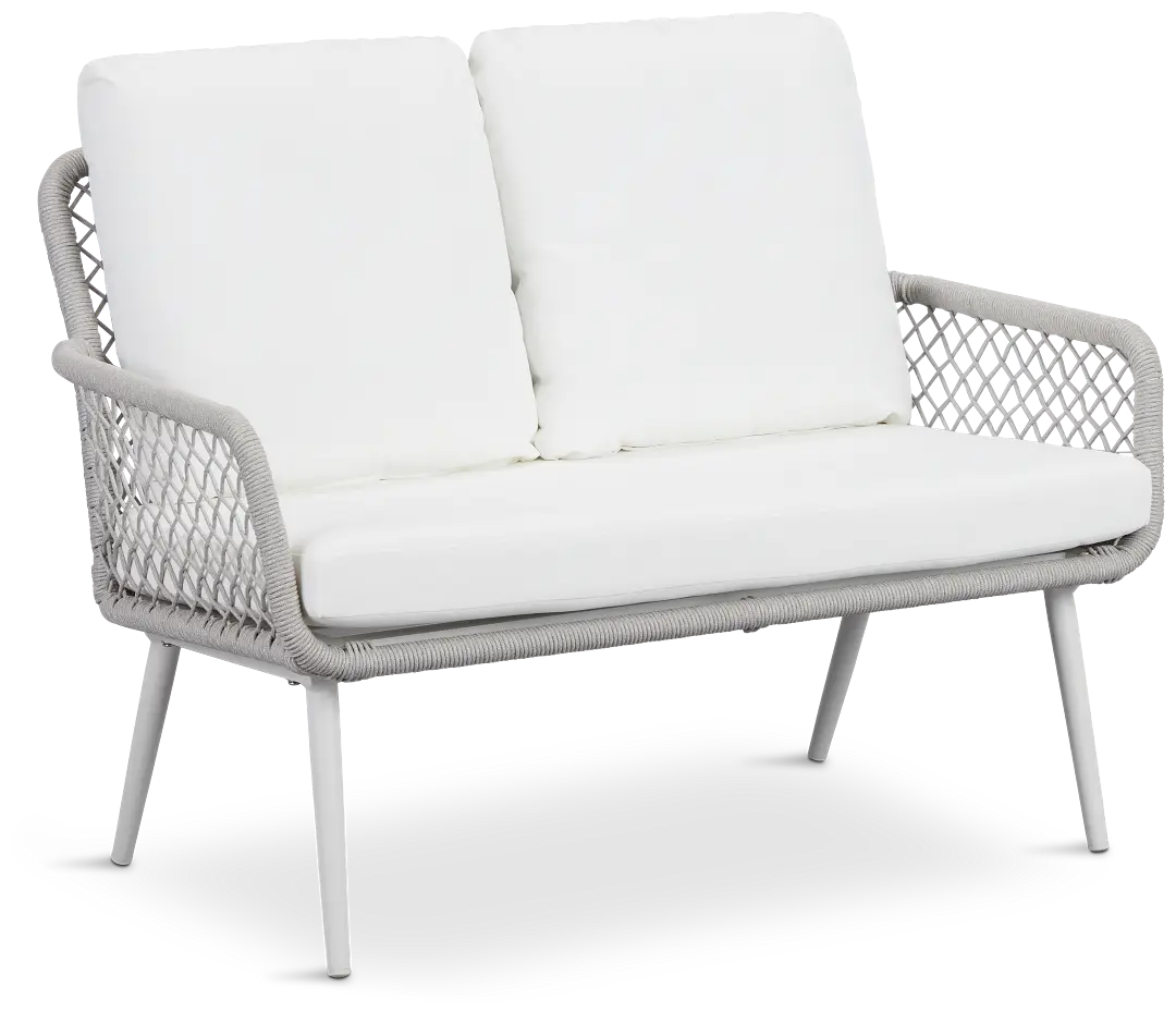 Andes White Woven Sofa Andes White Woven Sofa