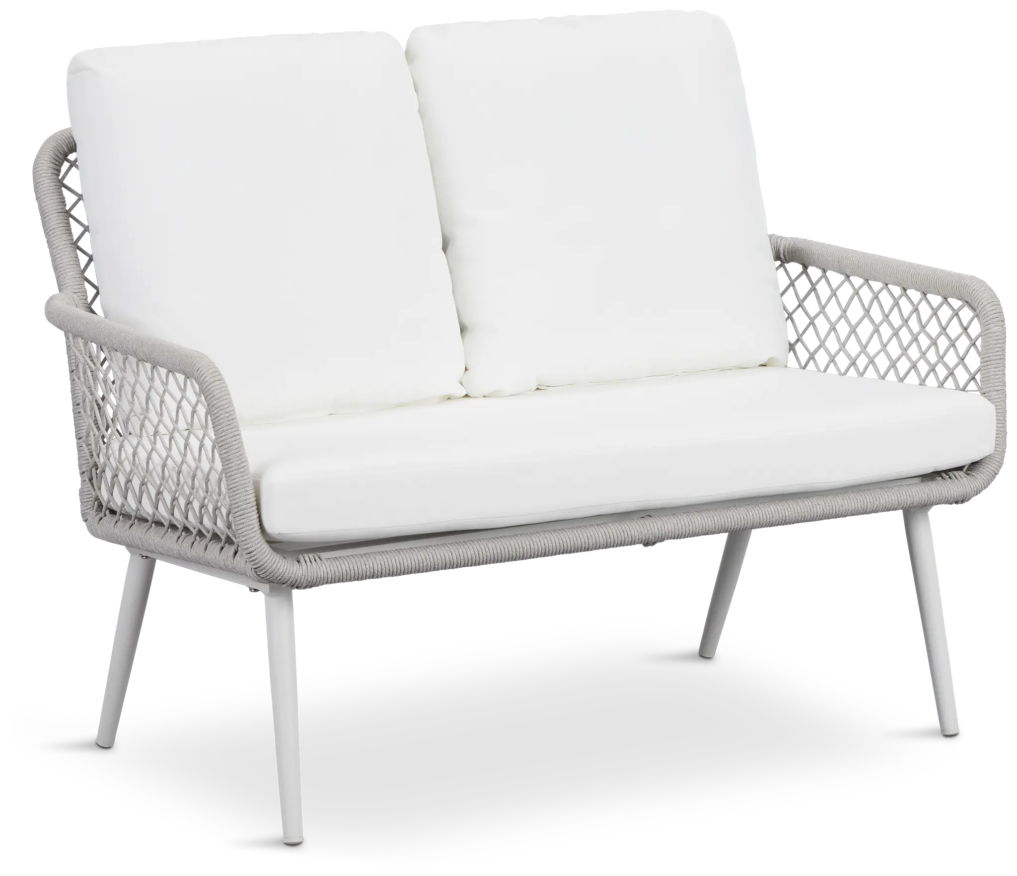 Andes White Woven Sofa Andes White Woven Sofa