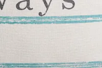 Always Ivory 22" Square Accent Pillow