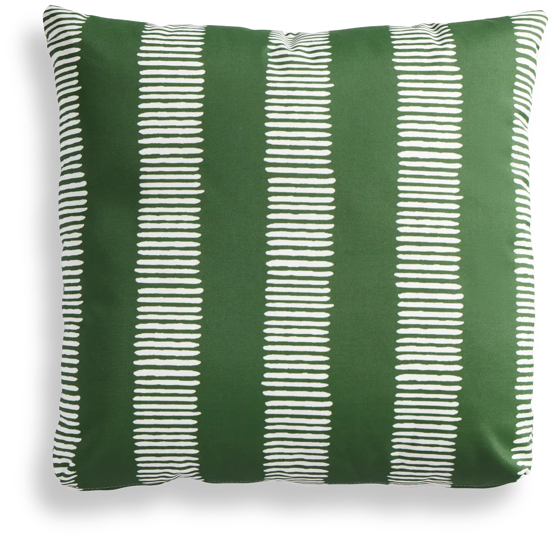Dash Green 20" Indoor/outdoor Accent Pillow