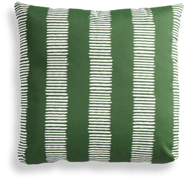 Dash Green 20" Indoor/outdoor Accent Pillow
