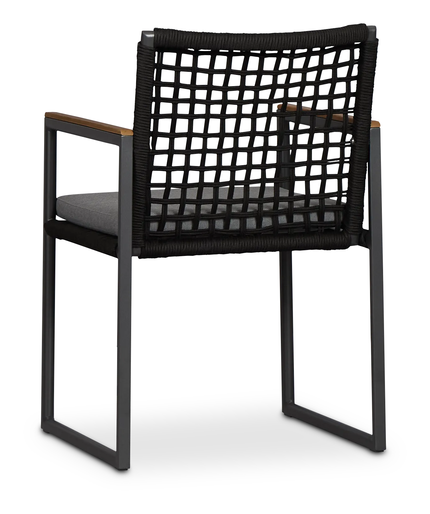 Sunrise Dark Gray Teak Arm Chair