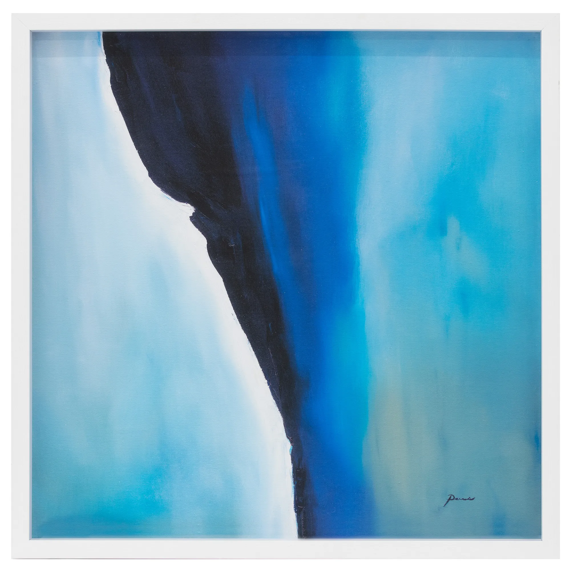 Polly Blue Framed Wall Art