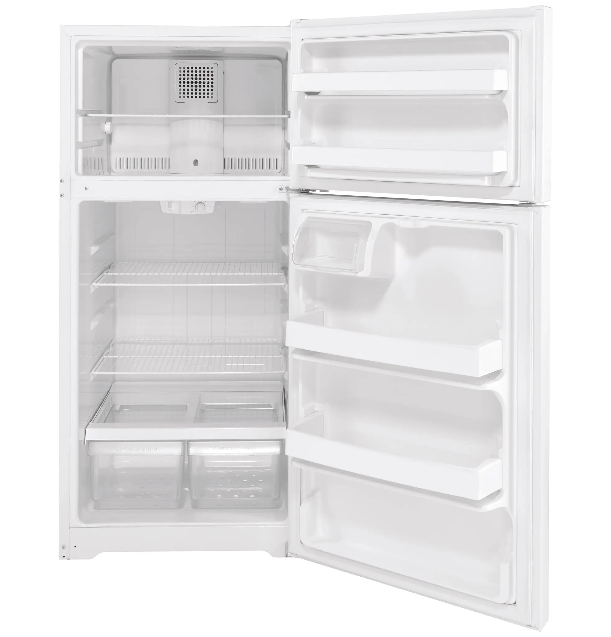 Ge 16 Series White Top Freezer Refrigerator Ge 16 Series White Top Freezer Refrigerator