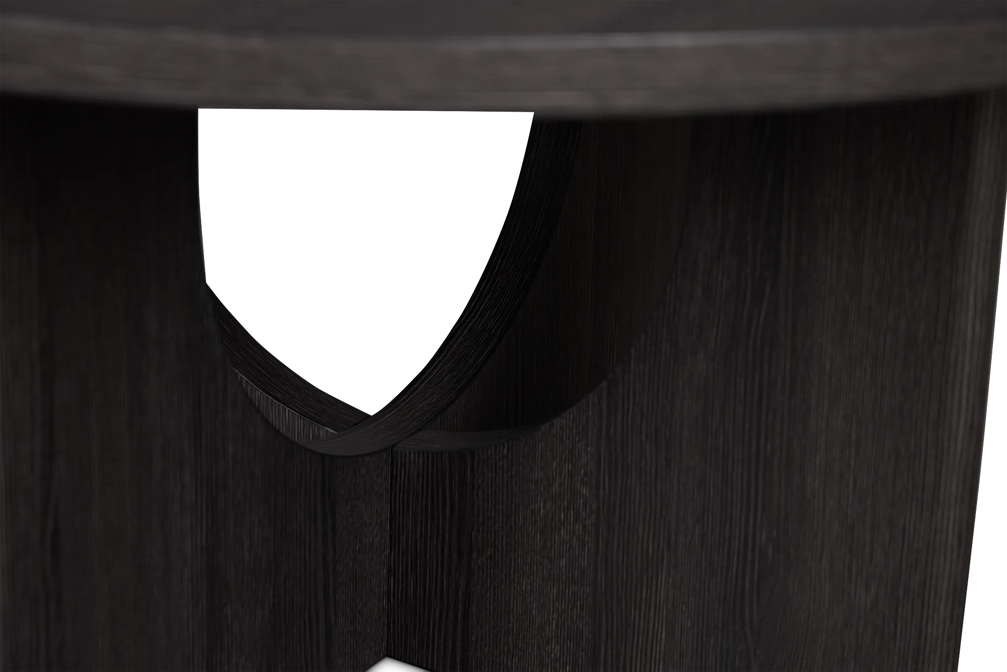 Lyndie Black Round Coffee Table