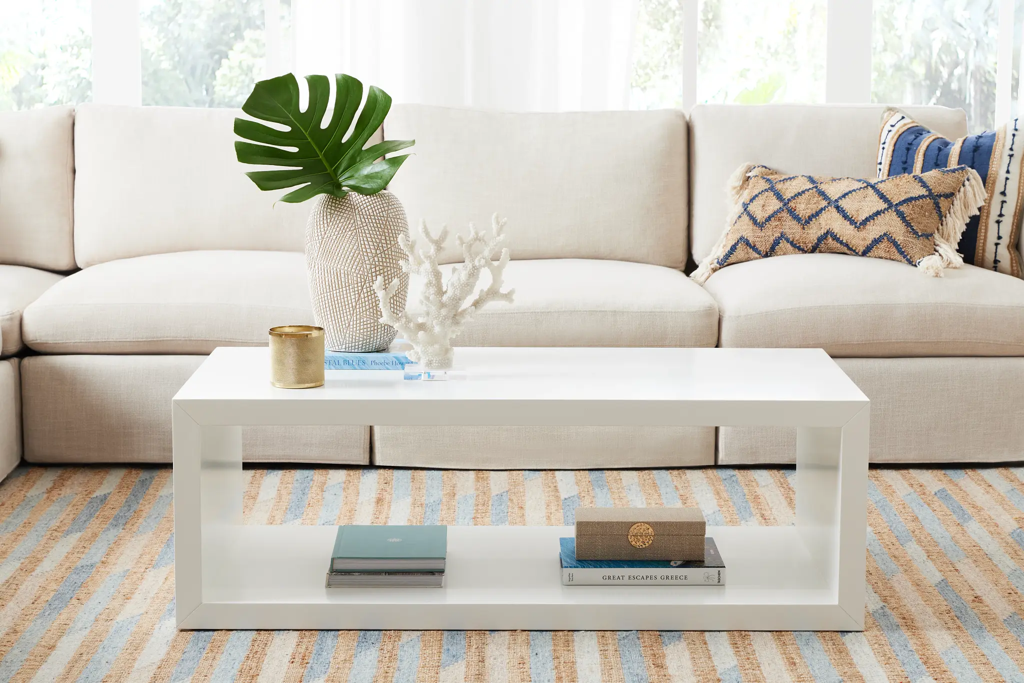 Nantucket White Open Coffee Table Nantucket White Open Coffee Table