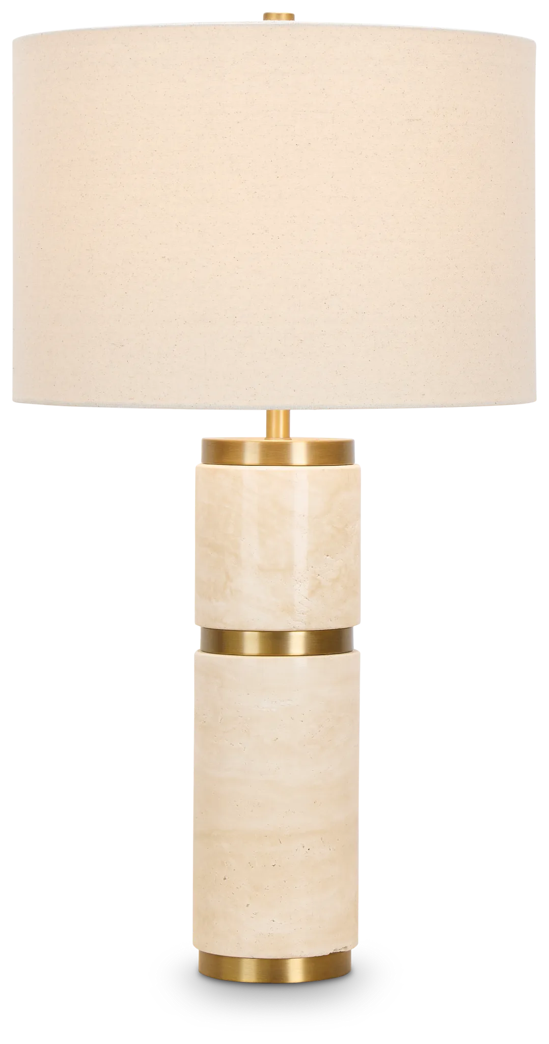 Zana White Stone Table Lamp