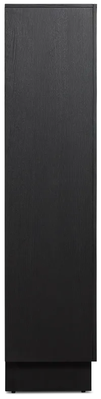 Palonna Black Bookcase
