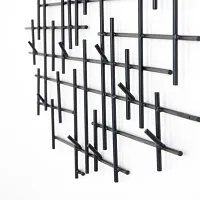Four Hands Qualy Black Metal Coat Rack