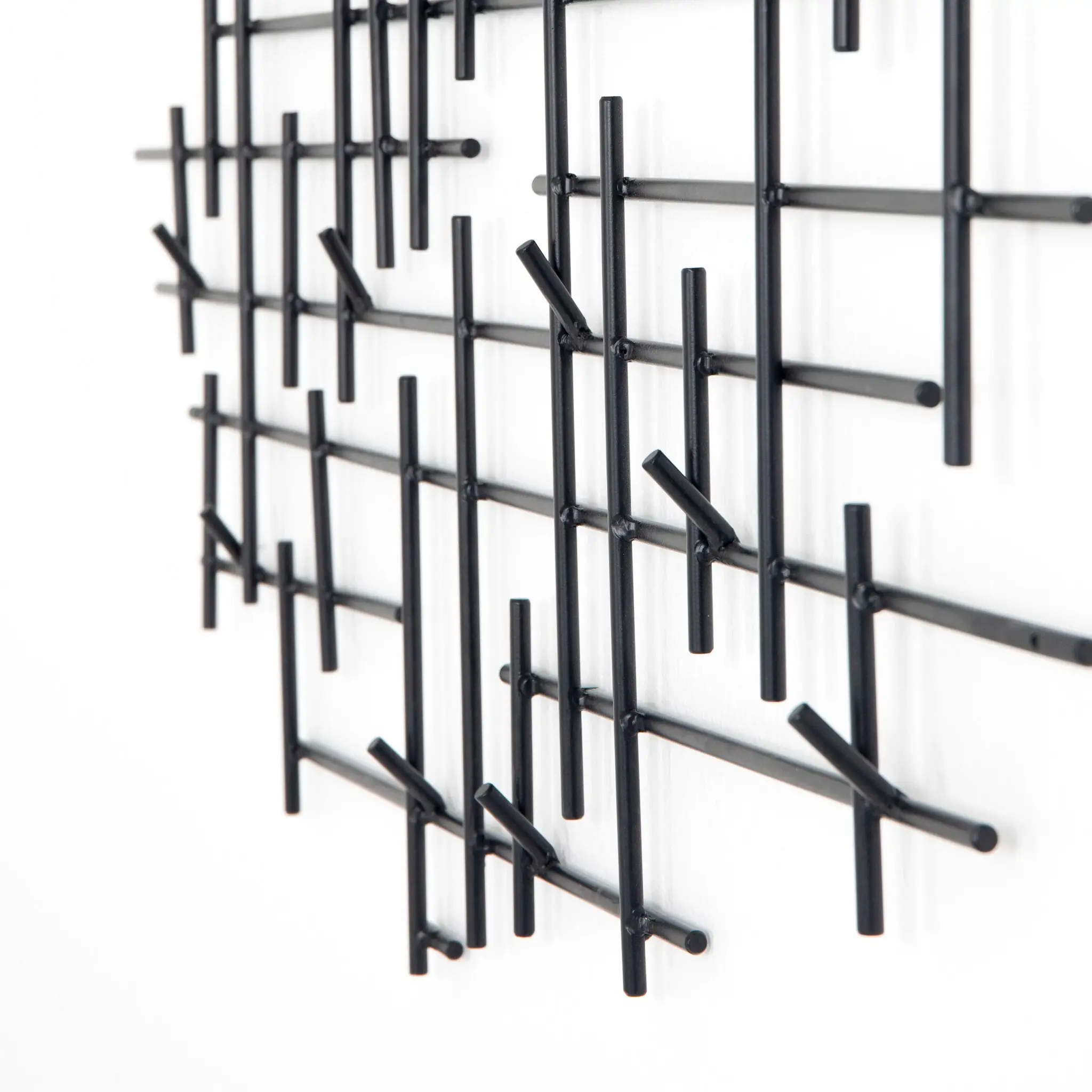 Four Hands Qualy Black Metal Coat Rack Four Hands Qualy Black Metal Coat Rack
