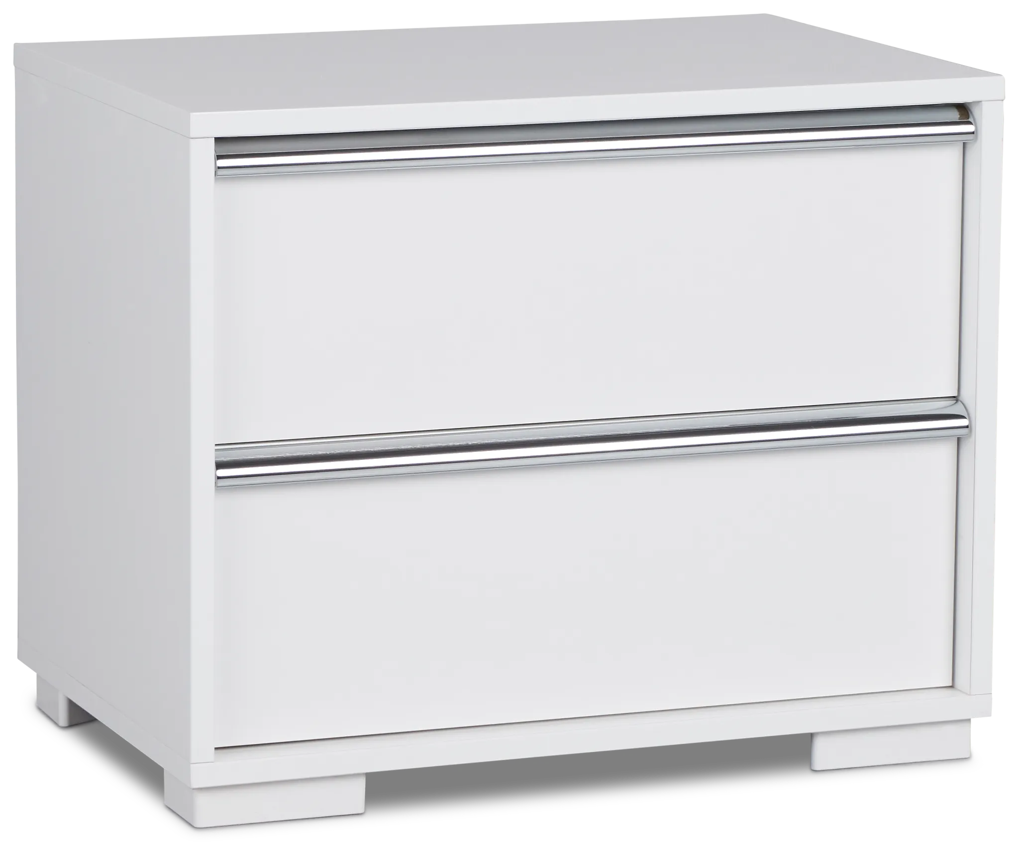 Doral White Nightstand