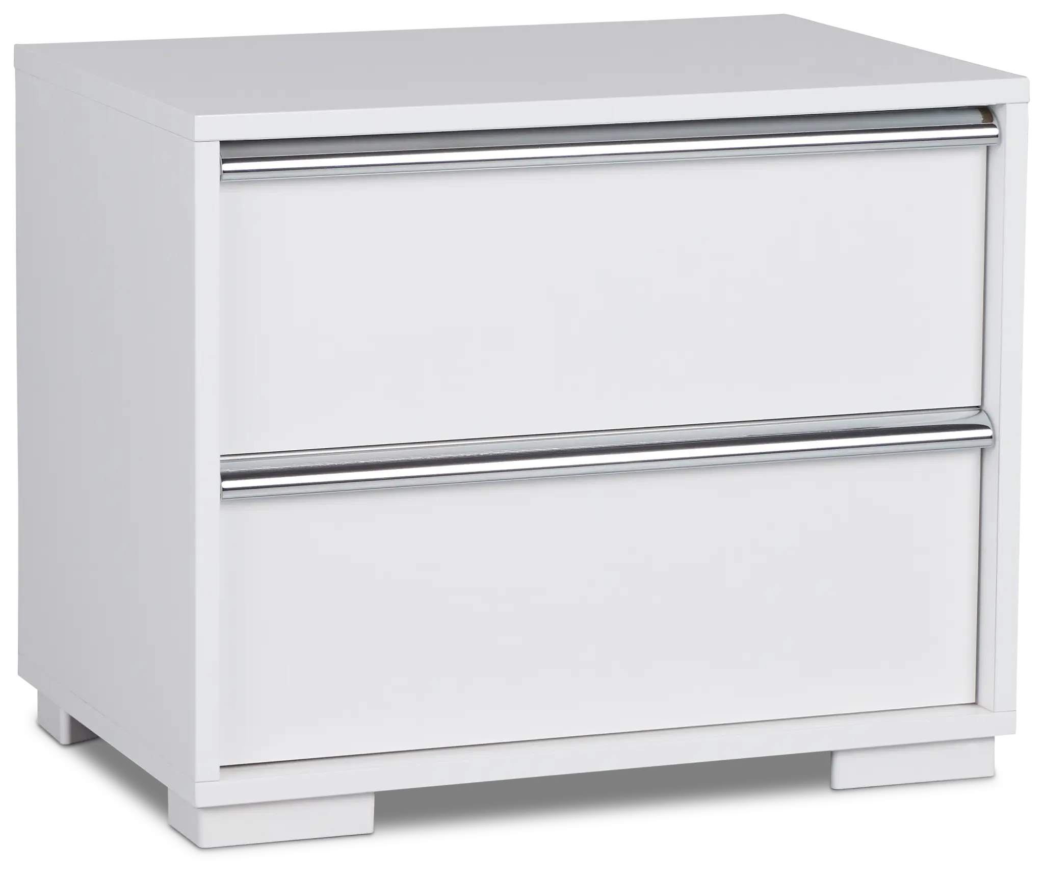 Doral White Nightstand Doral White Nightstand