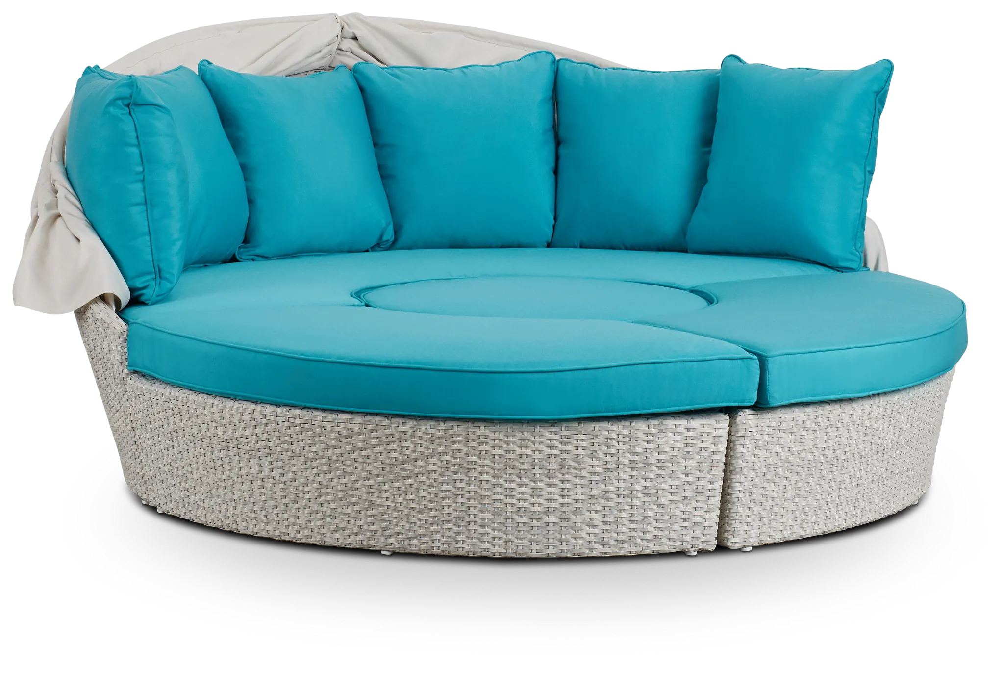 Biscayne Dark Teal Canopy Daybed