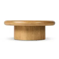 Four Hands Zach Light Tone Round Coffee Table