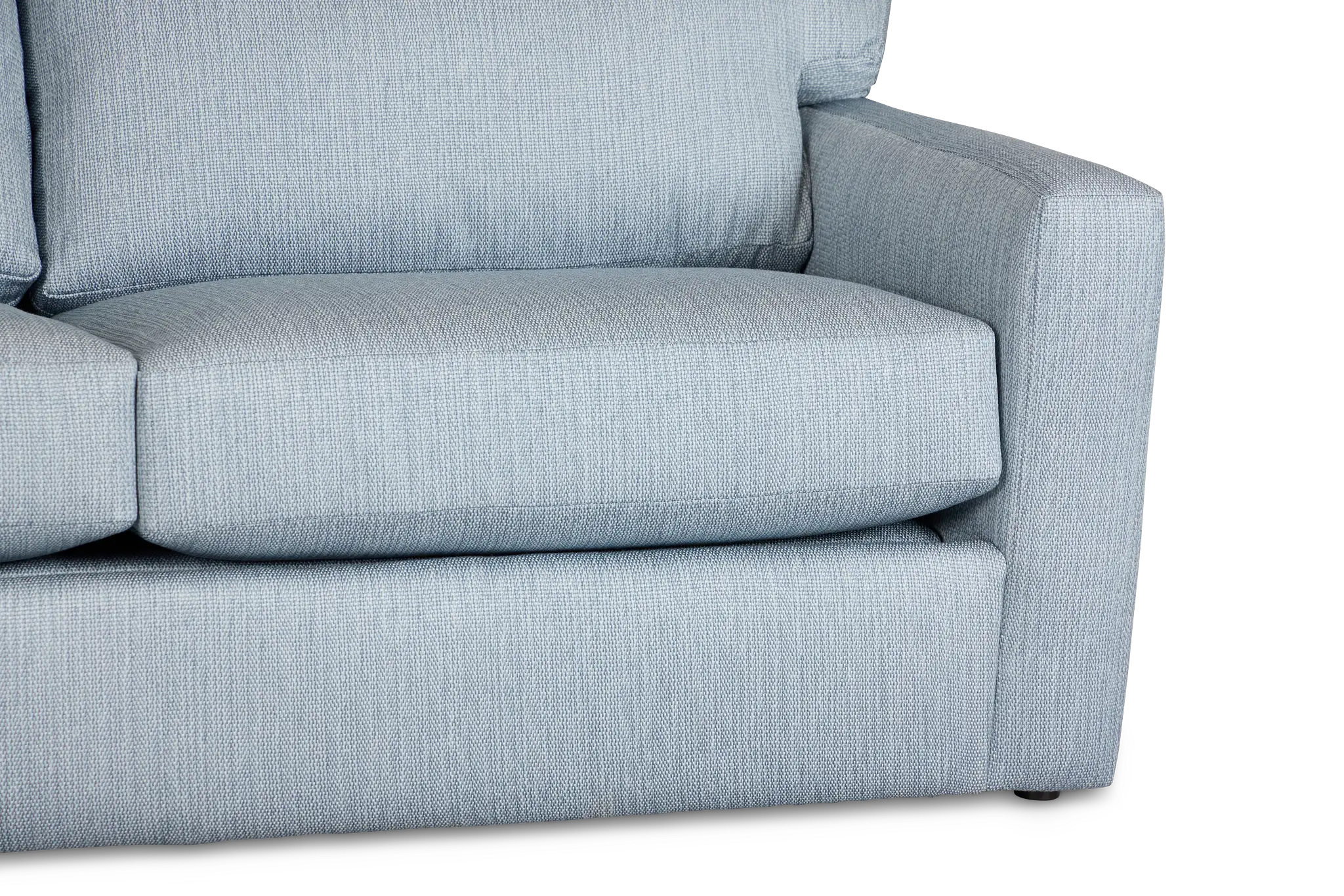 Rhodes Light Blue Fabric Memory Foam Sleeper Rhodes Light Blue Fabric Memory Foam Sleeper