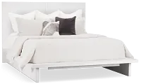 Bal Harbour White Panel Bed