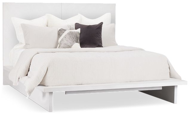 Bal Harbour White Panel Bed