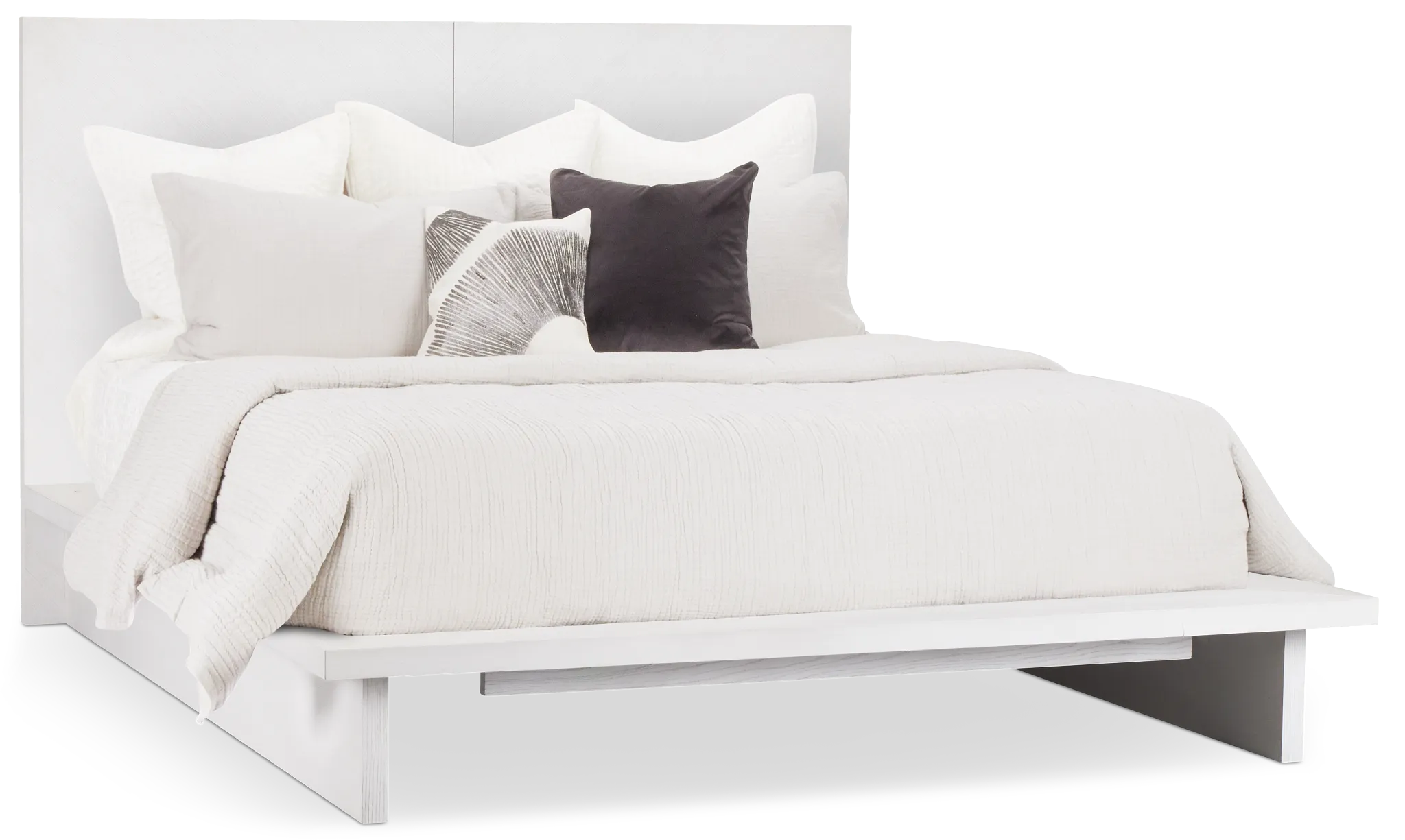 Bal Harbour White Panel Bed