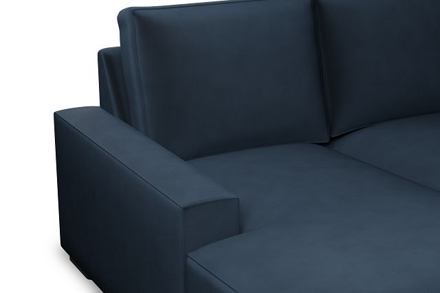 Edgewater Joya Dark Blue Left Chaise Sectional